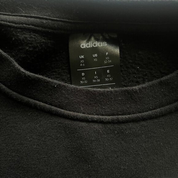 Adidas Women's Black and White Sweatshirt - Picture 4 of 4